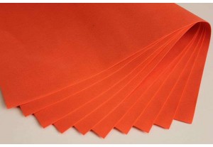 Фоамиран EVA оранжевый 1мм, 50*50см, лист