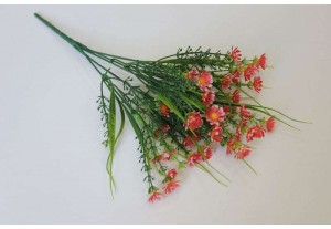 Искусственные цветы Букет полевых цветов Ромашки розовые 33см, шт