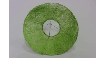 Каркас для букета сизаль гладкий салатовый 25см, шт