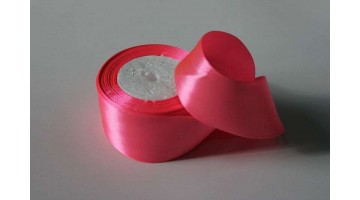 Атласная лента розовая, 50мм*23м