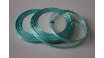 Атласная лента светло-бирюзовая, 6мм*23м