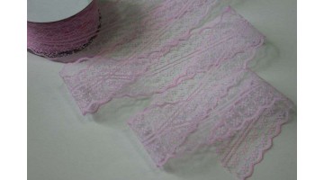 Кружево капрон нежно-розовое, 45мм*13м 