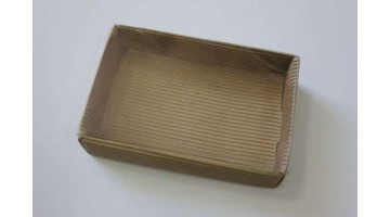 Крафт коробка из гофрокартона с крышкой 11*16*4, шт