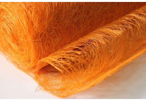 Сизалевое полотно оранжевое 50см, метр
