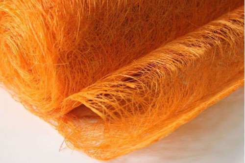 Сизалевое полотно оранжевое 50см, метр