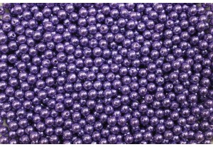 Бусины под жемчуг фиолетовые 6мм, (500 шт), 50 г 