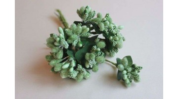 Тычинки в букетике салатовые, шт