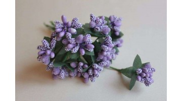 Тычинки в букетике сиреневые, шт
