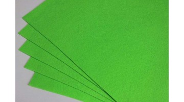 Фетр жёсткий лайм 1мм, 41*49см, лист
