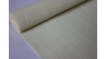 Гофрированная бумага 17А/1 кремовая, рулон