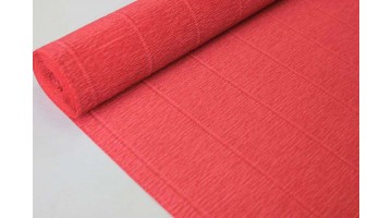 Гофрированная бумага 17А/6 ржавая-красная, рулон