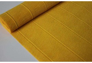 Гофрированная бумага 17Е/5 солнечно-жёлтая, рулон