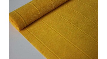 Гофрированная бумага 17Е/5 солнечно-жёлтая, рулон