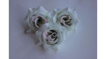 Головка Розы мелкой белая D 7см, шт