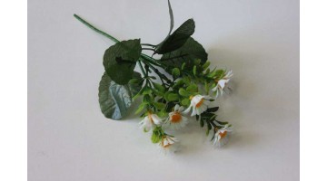 Искусственные цветы Букет полевых цветов Ромашки белые 30см, шт