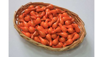 Тыква мини капля декоративная 40мм, шт