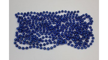 Бусы на ёлку синие 4 м, шт