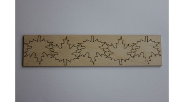 Заготовка из фанеры Кленовый лист 5см, 5шт