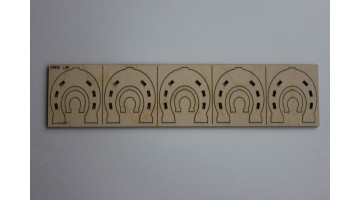 Заготовка из фанеры Подкова 5см, 5шт