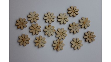 Заготовка из фанеры Ромашка 3см, 10шт