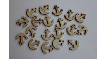 Заготовка из фанеры Якорь 3см, шт