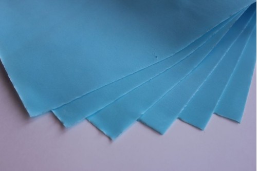 Фоамиран зефирный голубой 1мм, 50*50см, лист