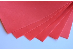 Фоамиран зефирный красный 1мм, 50*50см, лист