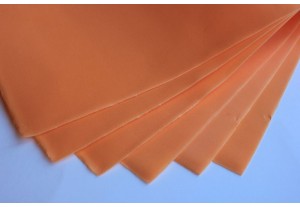 Фоамиран зефирный оранжевый 1мм, 50*50см, лист