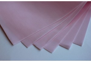 Фоамиран зефирный светло - розовый 1мм, 50*50см, лист