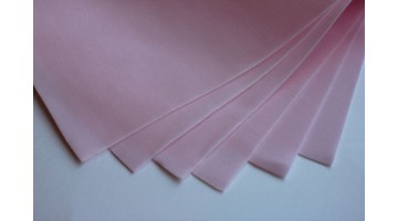Фоамиран зефирный светло - розовый 1мм, 50*50см, лист