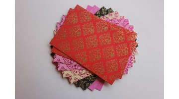 Глиттерный фоамиран EVA декоративный Орнамент 2мм, 20*30см, 10 листов