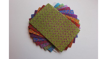 Глиттерный фоамиран EVA декоративный Цветы 2мм, 20*30см, 10 листов