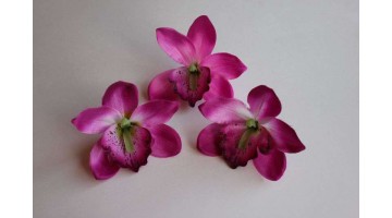 Головка Орхидеи крупная малиновая D 12см, шт