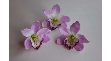 Головка Орхидеи крупная сиреневая D 12см, шт