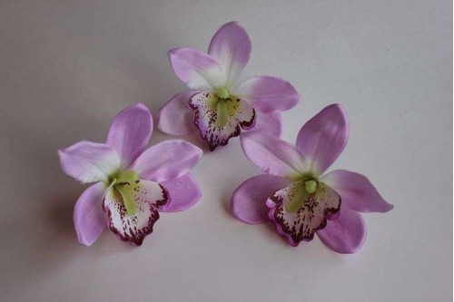 Головка Орхидеи крупная сиреневая D 12см, шт