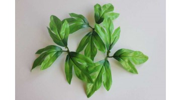 Искусственная зелень Лист пиона тройной 7см, шт