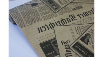 Крафт бумага Газета чёрная 70гр/м2 70см, рулон