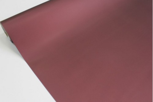 Плёнка матовая калька Пастель бордовая 50см х 10м, рулон