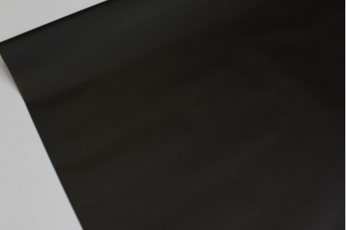 Плёнка матовая калька Пастель чёрная 50см х 10м, рулон