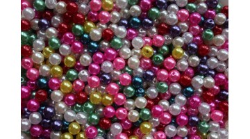 Бусины под жемчуг ассорти 10мм, (110 шт ), 50 г