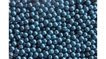 Бусины под жемчуг джинс 8мм, (220 шт), 50 г 