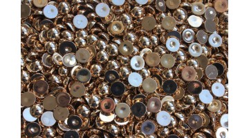 Полубусины под жемчуг золото 10мм, (220 шт), 50 г 