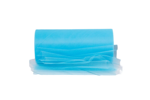 Фатин голубой, 15 см * 23м