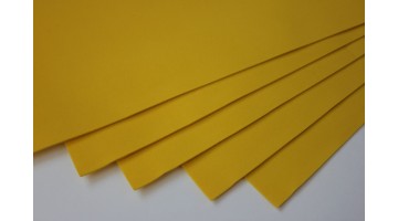 Фоамиран 2мм желтый, 40*60см, лист