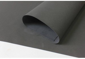 Фоамиран Иран чёрный 0,8мм 60х70см, лист