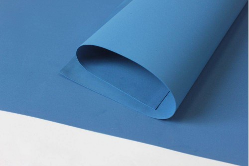 Фоамиран Иран синий 0,8мм 60х70см, лист