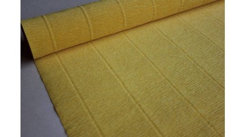 Гофрированная бумага 578 жёлтая роза , рулон