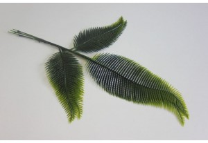Искусственная зелень Папоротник 3-х листовой 35см, шт