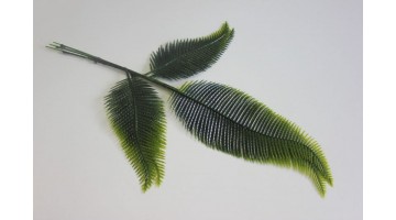 Искусственная зелень Папоротник 3-х листовой 35см, шт