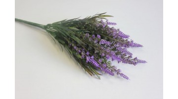 Искусственная зелень Ветка лаванды пластик 35см, шт
